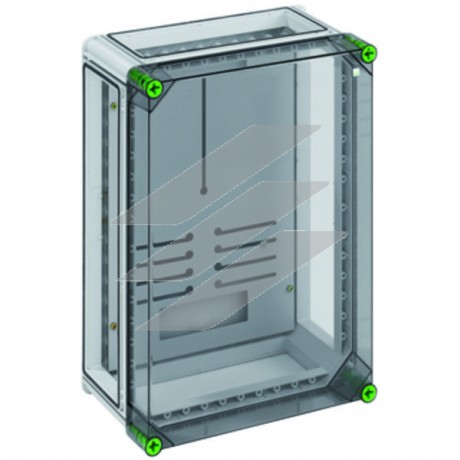 Корпус порожній GTZ 3-t, для лічильників, з хрестовиною та гвинтами для кріплення, полікарбонат, IP65, прозора кришка, Spelsberg